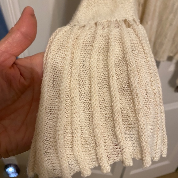 Ladie's Flutter Sleeve Swing Style Waist Open Front Cardigan Sweater Sz. S/M - Picture 8 of 14